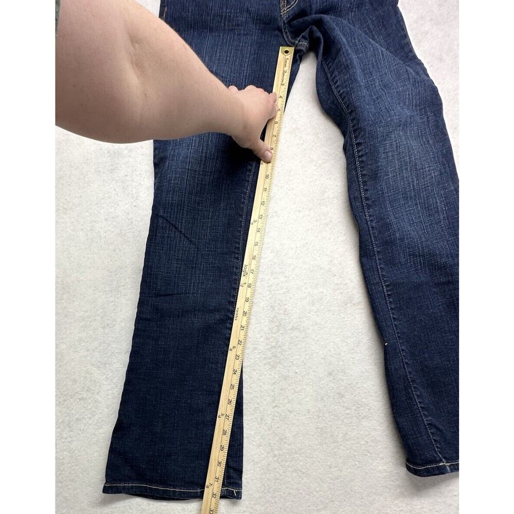 Southpole Jeans Co Womens Size 11 Dark Wash Blue Denim Zip Fly Bootcut Jeans - Picture 4 of 8